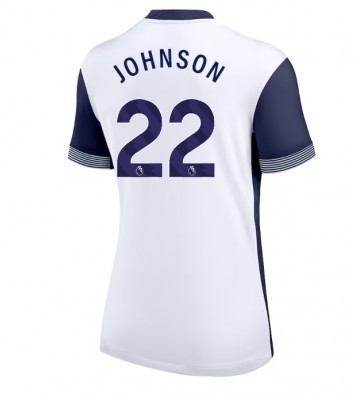 Tottenham Hotspur Brennan Johnson #22 Hemmatröja Kvinnor 2024-25 Kortärmad